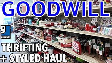 How I Go THRIFT SHOPPING + Styled Thrift Haul • THRIFT WITH ME  Home Decor & More!