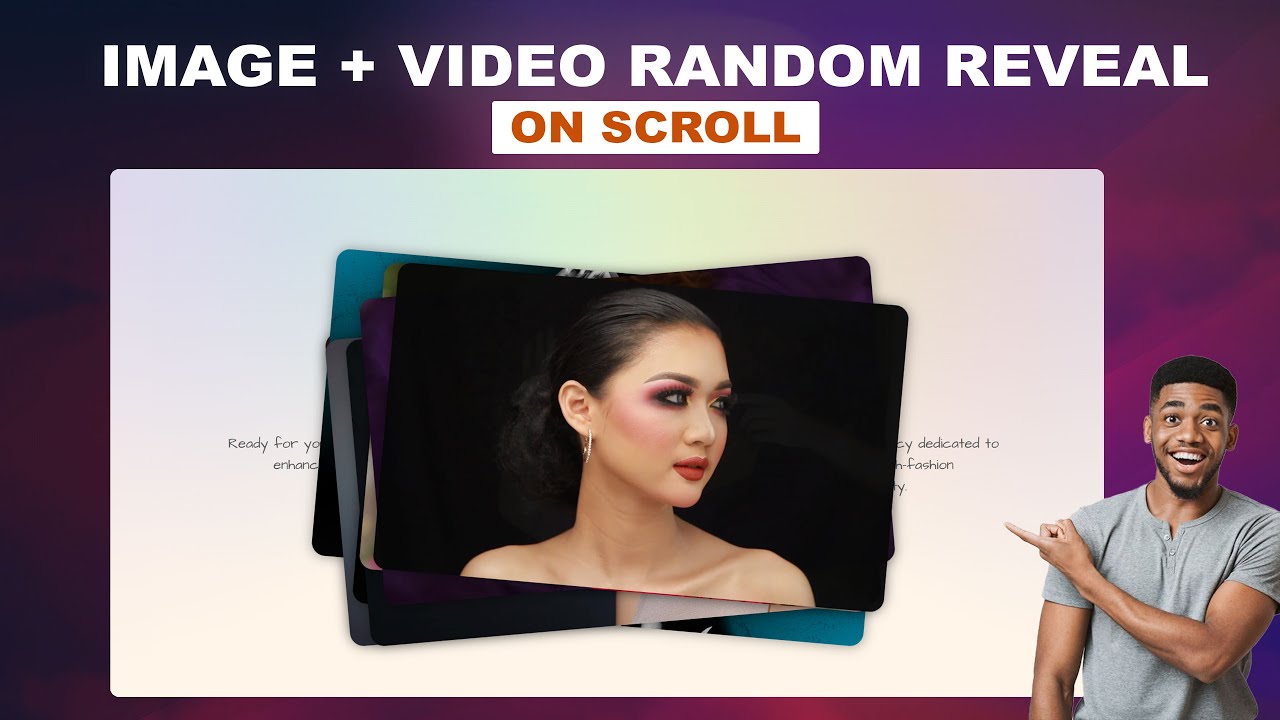 Scroll-Based Random Positioning Animation with Elementor + GSAP