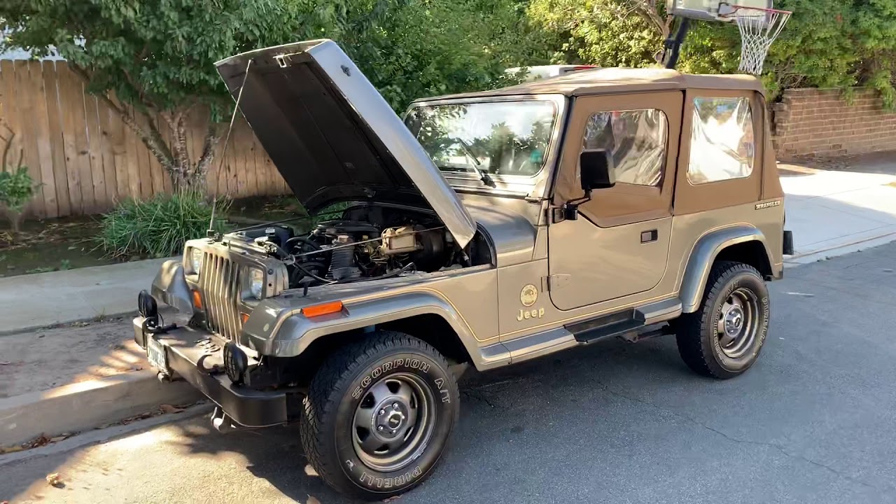 1989 Jeep Wrangler Sahara 37k Miles - YouTube