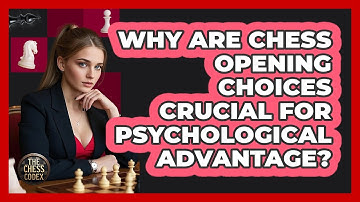 Why Are Chess Opening Choices Crucial For Psychological Advantage? - The Chess Codex