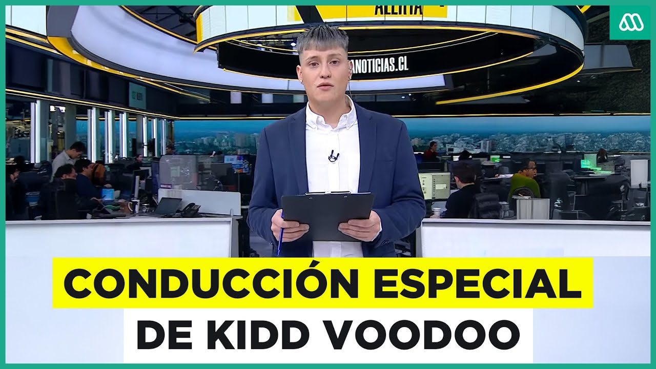 Así fue el debut de Kidd Voodoo en la conducción de Meganoticias