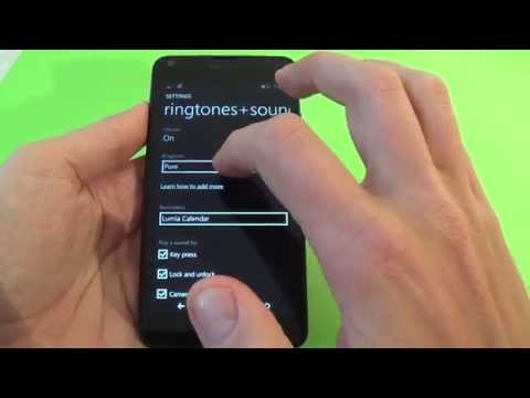 Vidéo: Comment Définir Votre Propre Sonnerie Sur Un Smartphone Sur Windows Phone