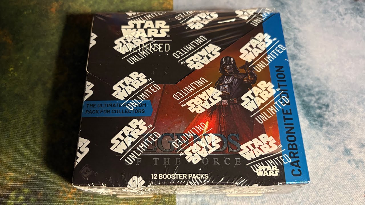 Star Wars Unlimited Legends of the Force Carbonite Booster Box!