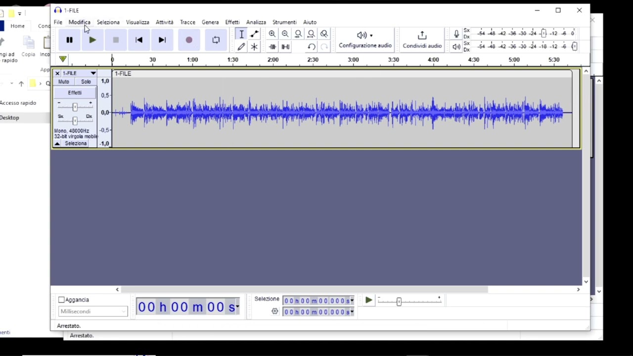 Unire più file audio (ad esempio file .mp3) con Audacity