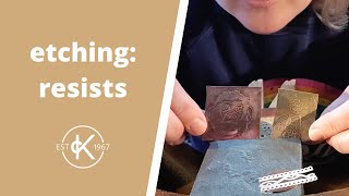 Introduction To Metal Etching & Applying Resists | Kernowcraft