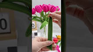 How to make tulips flower bouquet for Mother’s Day | DIY gift ideas tulips flowers tutorial