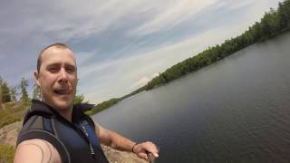Dropping 40ft.ers Killarney Provincial park.