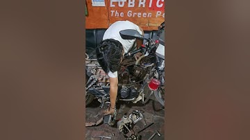 TVS Apache 160 Half Engine || #shorts #viral #video #reels #automobile #mechanic #experiment #tvs