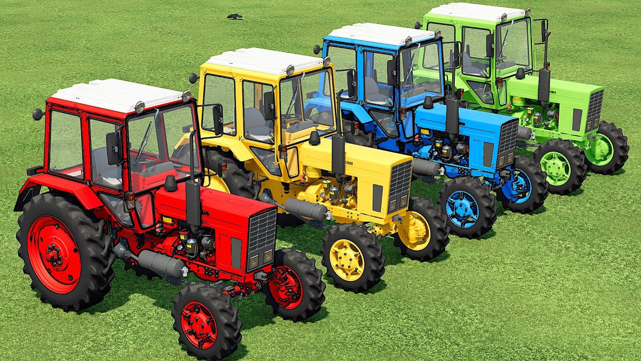 Work with Colors - LIME WORK with Mini Tractors - Farming Simulator 22