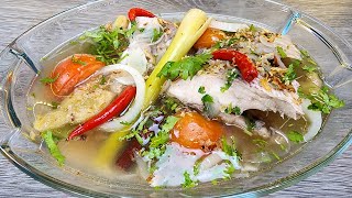 SUP IKAN MERAH Menu Diet | Tips Ikan Tak Hanyir