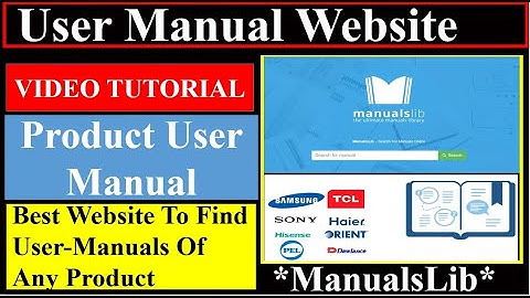 Best Website To Find User-Manuals Of Any Product|User Manual Website|Product User Manual|ManualsLib