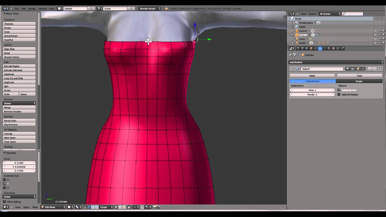 Vestido simples com Rigg para o Second Life - YouTube