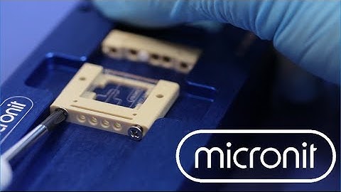 Chip holder for microfluidics: The Sideconnect