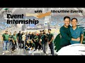 Event management  internship vlog with best event planning institute  course of event management