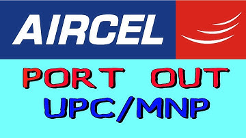 Aircel UPC/ MNP /PORT OUT Number Call From Any Number