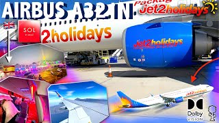 Jet2Holidays A321Neo Flight Manchester - Tenerife South (HDR10+ Trip Report) + Sol Tenerife