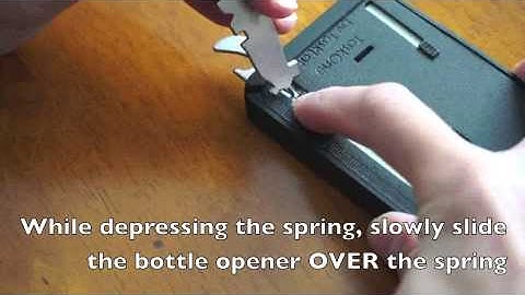 How to Remove your Knife from your TaskOne iPhone case