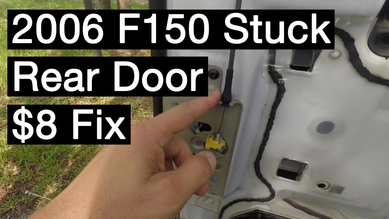 2000 Ford F150 Extended Cab Back Door Wont Open - The Door 2000 F250 Extended Cab Door Won T Open