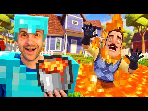 They Put Minecraft Into Hello Neighbor...