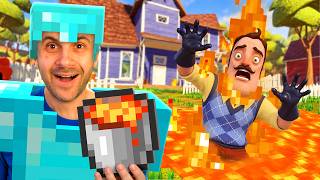 They Put Minecraft Into Hello Neighbor...