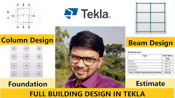 Complete Tekla Software in 40 minutes | Building design | beam design, column design, IS Code