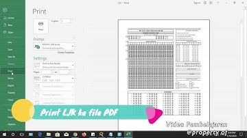 Membuat Lembar Jawaban Komputer LJK/LJU di Microsoft Excel 2016 Untuk Try Out dan Ujian