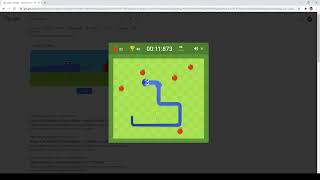Speedrun Google Snake Game Classic Mode (Standard): 25 Apples - 5 Apples,  in 13s 770ms 3rd place