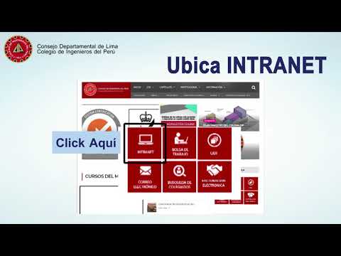 Registro en INTRANET