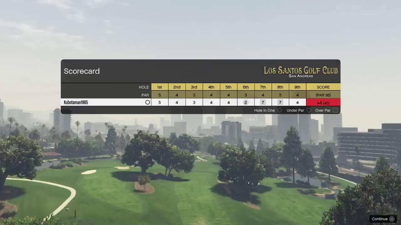 GTA Online Playing Golf 9-27-2025