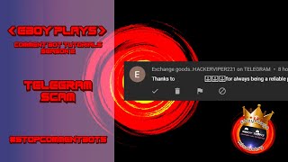Information Telegram Scam (Spam Bots) | Eboy Plays Comment Bot War News