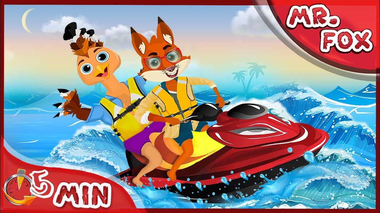 ⁣Mr Fox - Sea Trip | Mr Fox Funny Cartoon For Kid | Bedtime Stories | Stories for Kids | [4K]