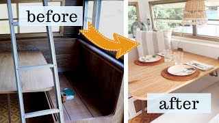 CAMPER DINETTE REMODEL//phase 1