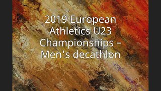 2019 European Athletics U23 Championships – Men's decathlon