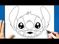 HOW TO DRAW STITCH STEP BY STEP
