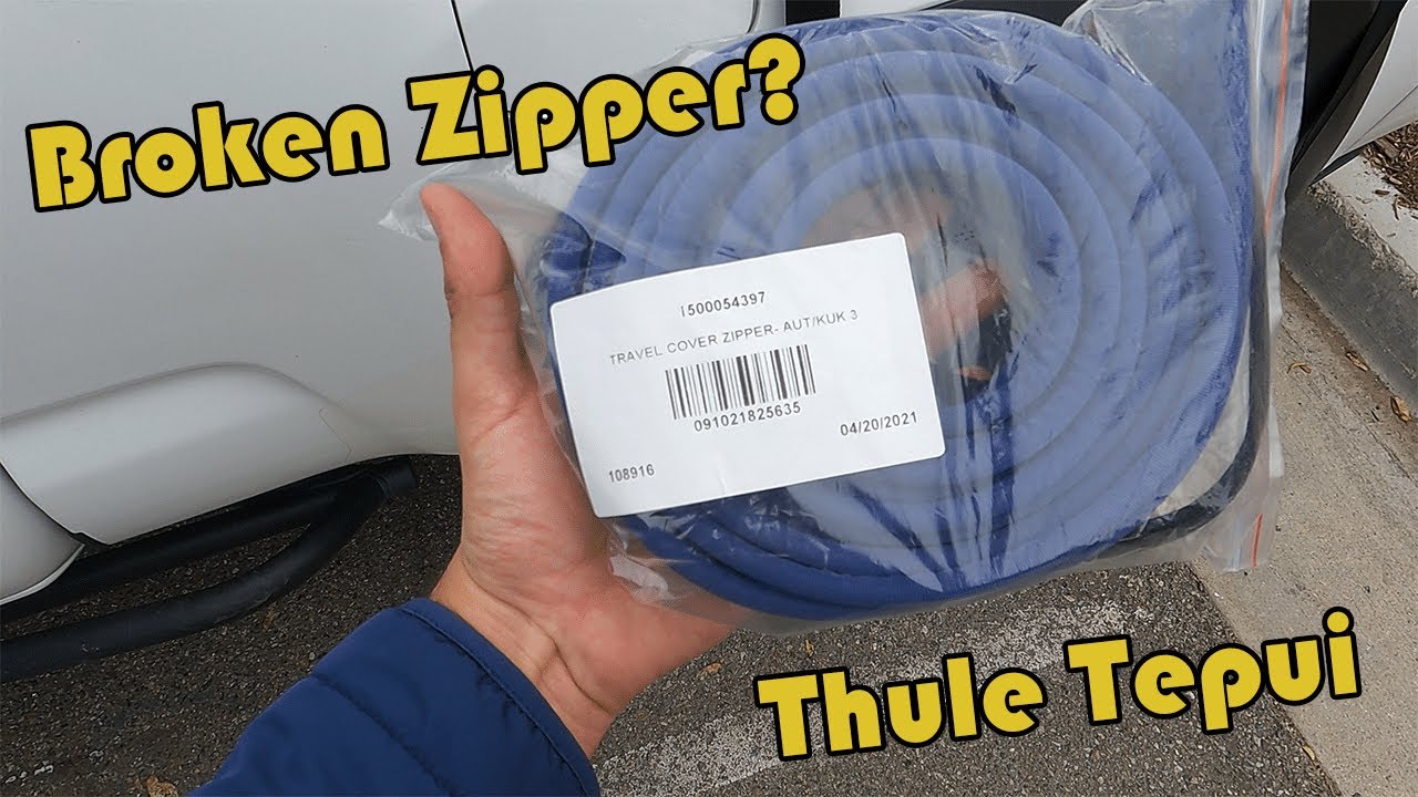 How to Replace a Broken Zipper on a Rooftop Tent Cover YouTube
