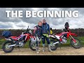 The start of our motorcycle camping adventure  episode 1