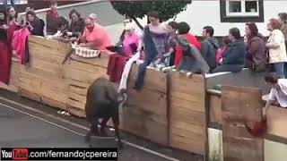 Как убегать от быка? Корридо в Испании!