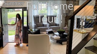 SUMMER FULL HOME TOUR/ IDEAS TO DECORATE A MODERN YOUR LIVING ROOM/HOME DECOR TRENDS/INTERIOR DESIGN