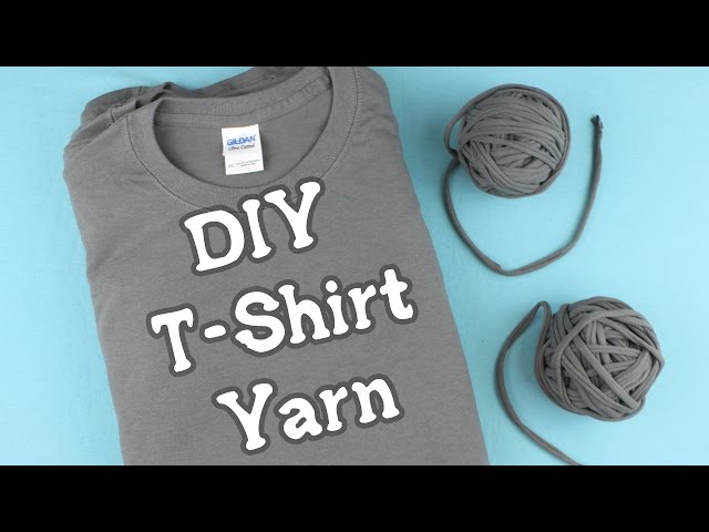 How to make T-shirt yarn the easy way 🧶 🙌🏻