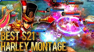 BEST S21 HARLEY MONTAGE BY BALIGDOS, REASON WHY THEY BAN HARLEY IN RANK GAME || MLBB 🇵🇭