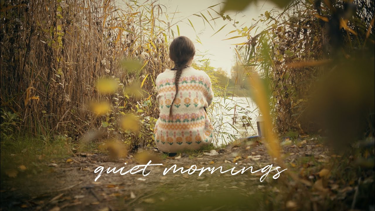 mornings by the lake | baking apple donuts, watching birds, silent aesthetic vlog, slow living