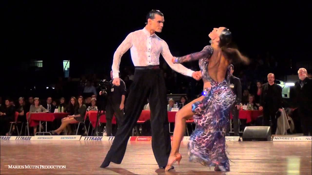 Czech Dance Open 2012 - World Open LAT - solo Rumba - Filip Karasek & Sabina Piskova