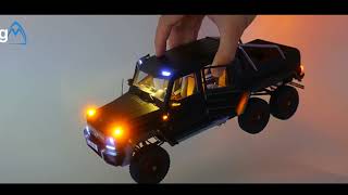 miniature Mercedes G63 6x6 diecast realistic look