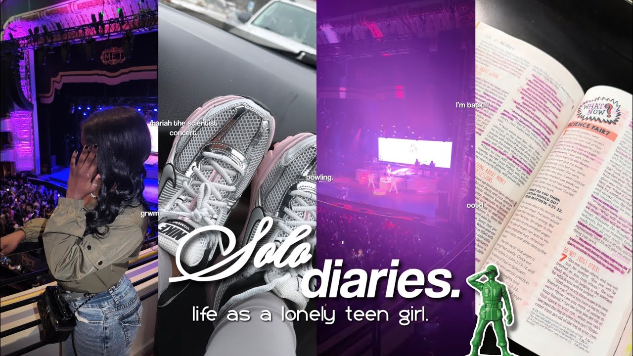 SOLO DIARIES 004 ♡ i’m back! ~ mariah the scientist concert ~ grwm ~ ootd ~ etc | @kaehalima 