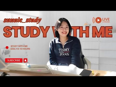 |LIVE| Study with me |part1 |💪push through the end🔥| DAY 56 | 8hours | 60/10 pomo| 25.03.01.