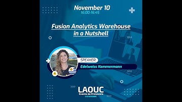 Fusion Analytics Warehouse in a Nutshell, Edelweiss Kammermann