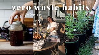 Zero waste habits I do in summer ☀ 1