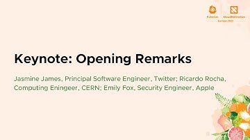 Keynote: Opening Remarks Day 3 - Jasmine James, Ricardo Rocha, Emily Fox