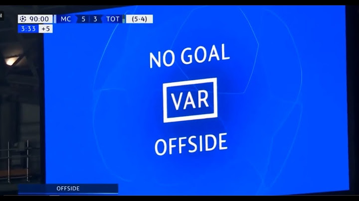 VAR 90+5 min - Sterling - Machester City vs Tottenham