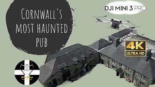 The Most Haunted Pub in Cornwall - aerial view